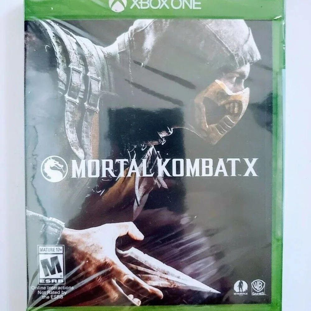 Mortal Kombat X Microsoft Xbox One Video Game Warner Bros Fighting New Sealed